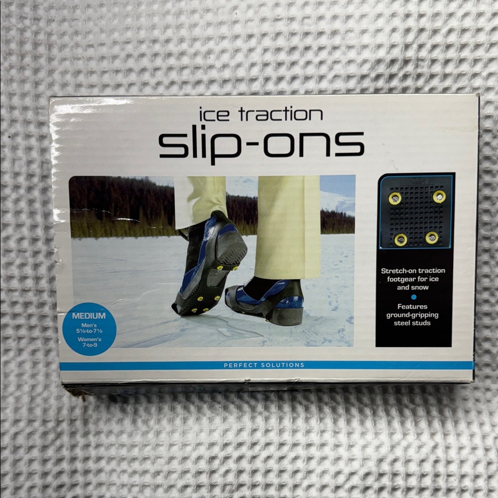 Ice Traction Slip-Ons - Unisex - M(5.5-7.5) W(7-9)